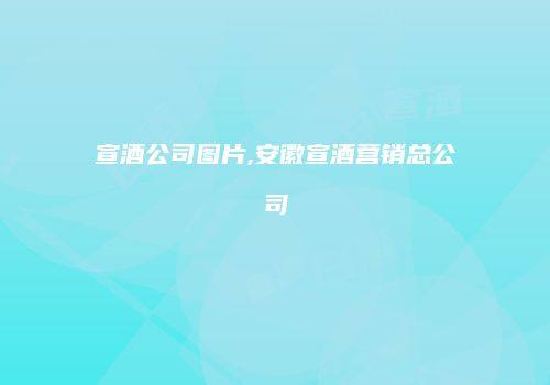 宣酒公司图片,安徽宣酒营销总公司