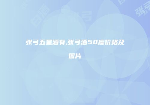 张弓五星酒有,张弓酒50度价格及图片
