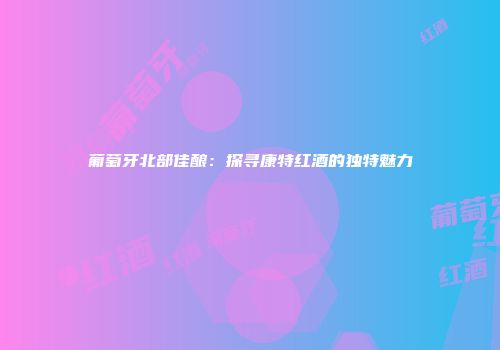 葡萄牙北部佳酿：探寻康特红酒的独特魅力