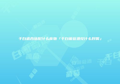 干白适合搭配什么食物「干白葡萄酒兑什么好喝」