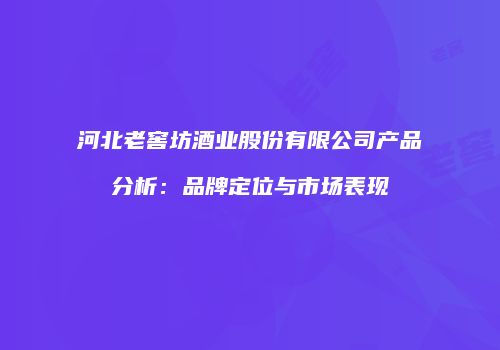 河北老窖坊酒业股份有限公司产品分析：品牌定位与市场表现