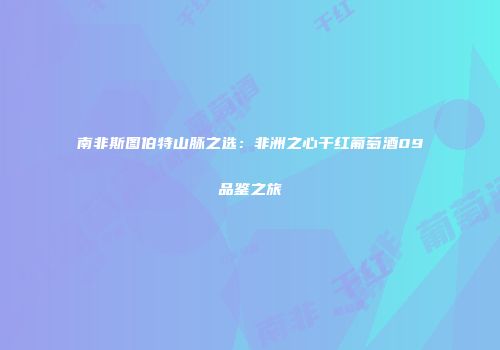 南非斯图伯特山脉之选：非洲之心干红葡萄酒09品鉴之旅