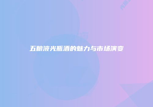 五粮液光瓶酒的魅力与市场演变