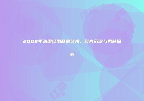 2009年法国红酒品鉴艺术：时光沉淀与风味探索