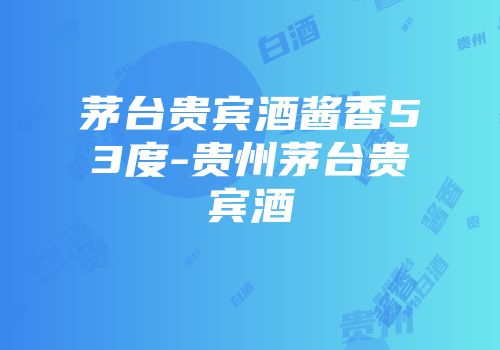 茅台贵宾酒酱香53度-贵州茅台贵宾酒