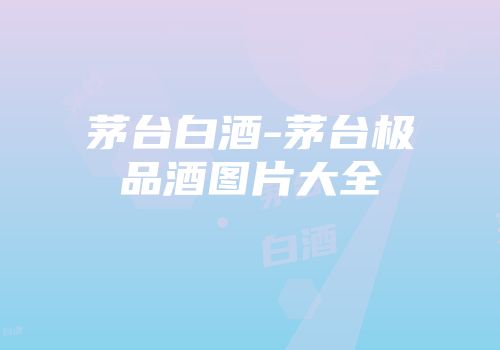 茅台白酒-茅台极品酒图片大全
