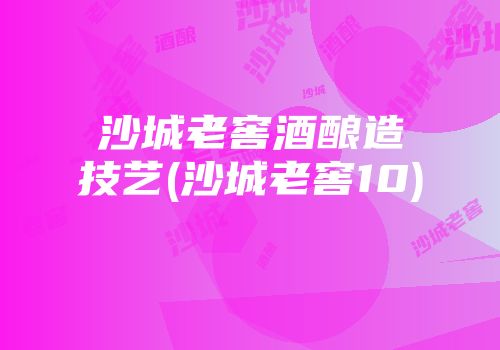 沙城老窖酒酿造技艺(沙城老窖10)