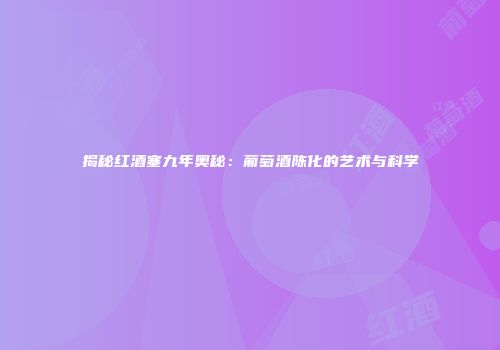 揭秘红酒塞九年奥秘：葡萄酒陈化的艺术与科学