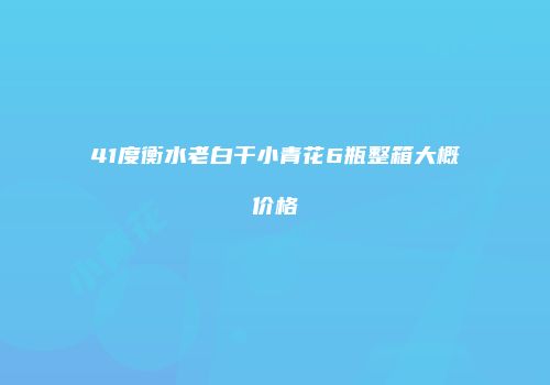 41度衡水老白干小青花6瓶整箱大概价格