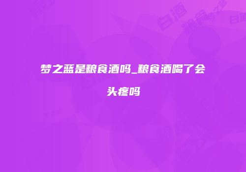 梦之蓝是粮食酒吗_粮食酒喝了会头疼吗