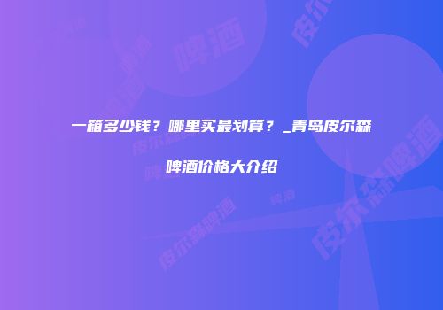 一箱多少钱？哪里买最划算？_青岛皮尔森啤酒价格大介绍