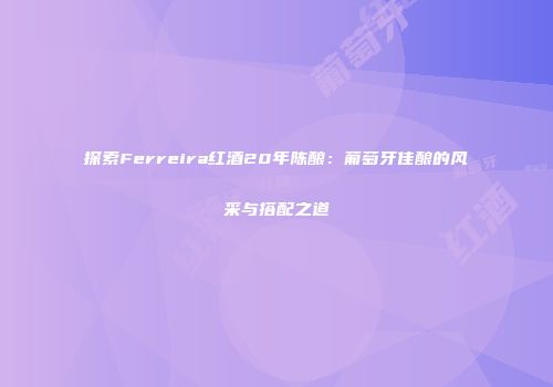 探索Ferreira红酒20年陈酿：葡萄牙佳酿的风采与搭配之道