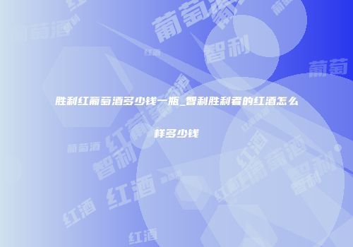 胜利红葡萄酒多少钱一瓶_智利胜利者的红酒怎么样多少钱