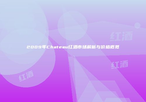 2009年Chateau红酒市场解析与价格概览
