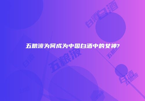 五粮液为何成为中国白酒中的女神?