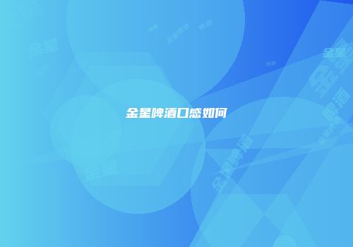 金星啤酒口感如何