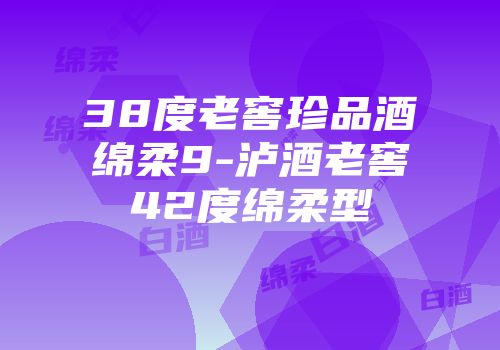 38度老窖珍品酒绵柔9-泸酒老窖42度绵柔型