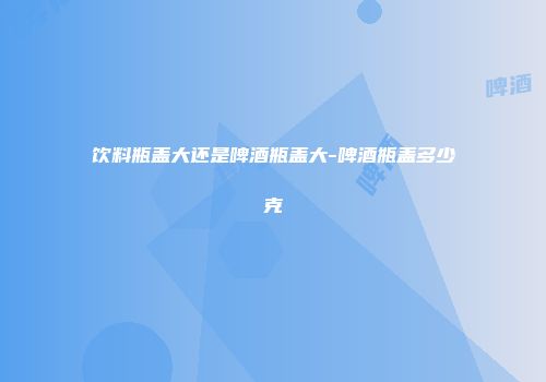 饮料瓶盖大还是啤酒瓶盖大-啤酒瓶盖多少克