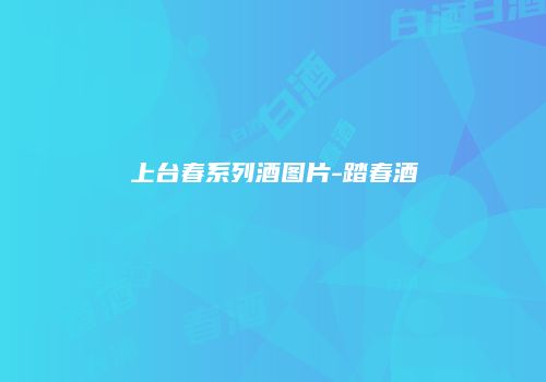 上台春系列酒图片-踏春酒