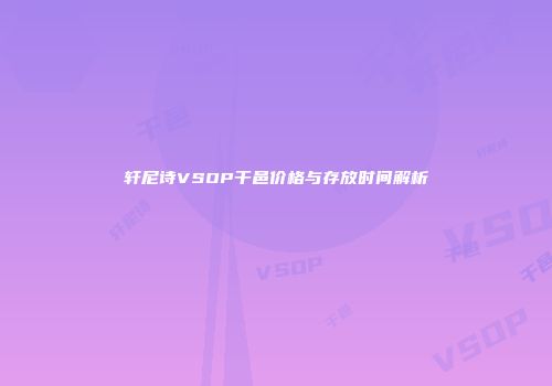 轩尼诗VSOP干邑价格与存放时间解析
