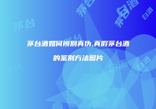 茅台酒如何辨别真伪,真假茅台酒的鉴别方法图片