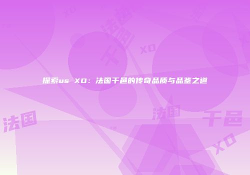 探索us XO：法国干邑的传奇品质与品鉴之道