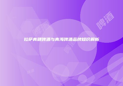 拉萨青稞啤酒与青海啤酒品牌知识解析