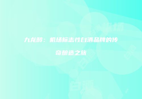 九龙醇：机场标志性白酒品牌的传奇酿造之旅