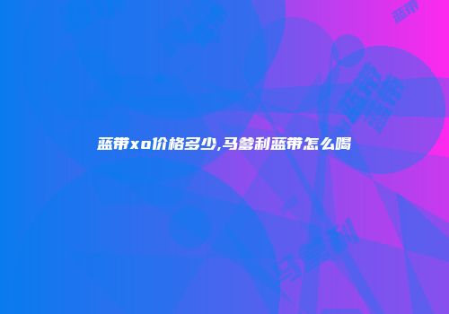 蓝带xo价格多少,马爹利蓝带怎么喝