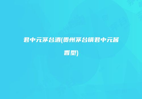 君中元茅台酒(贵州茅台镇君中元酱香型)