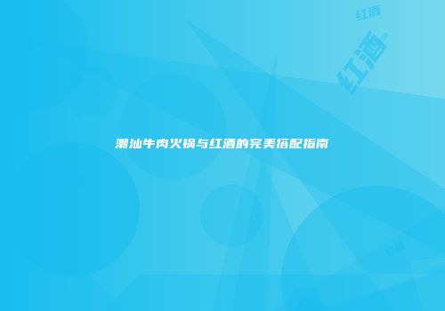 潮汕牛肉火锅与红酒的完美搭配指南