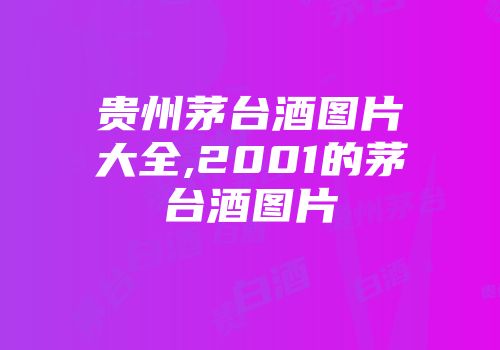 贵州茅台酒图片大全,2001的茅台酒图片