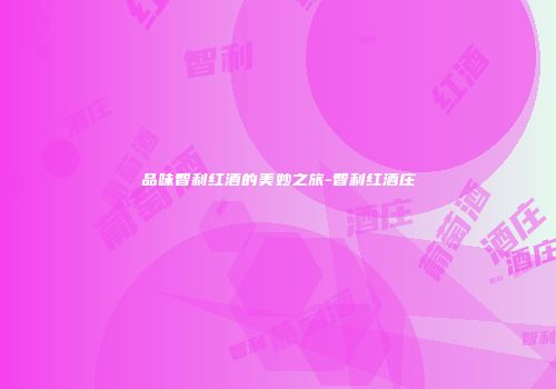 品味智利红酒的美妙之旅-智利红酒庄