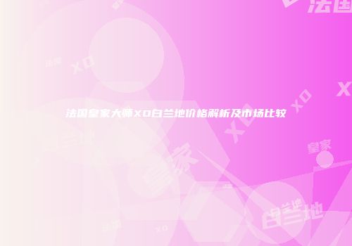 法国皇家大师XO白兰地价格解析及市场比较