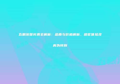 五粮液国宾酒全解析：品质与价格解析、感官体验及真伪辨别