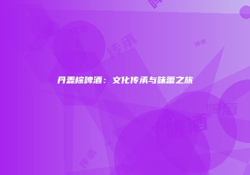 丹麦棕啤酒：文化传承与味蕾之旅