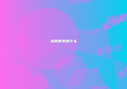 法国西莫是什么