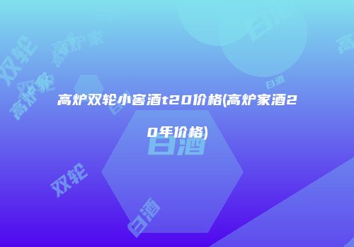 高炉双轮小窖酒t20价格(高炉家酒20年价格)