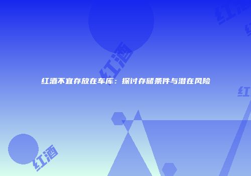 红酒不宜存放在车库：探讨存储条件与潜在风险