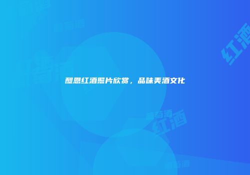 醍恩红酒照片欣赏，品味美酒文化