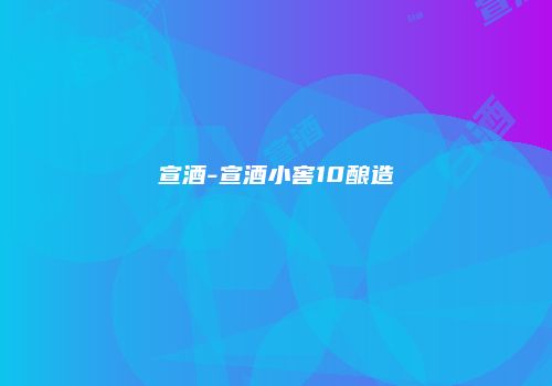 宣酒-宣酒小窖10酿造