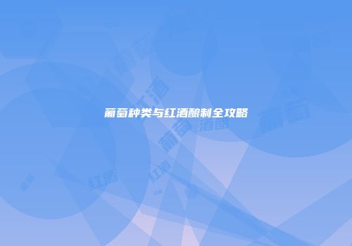 葡萄种类与红酒酿制全攻略