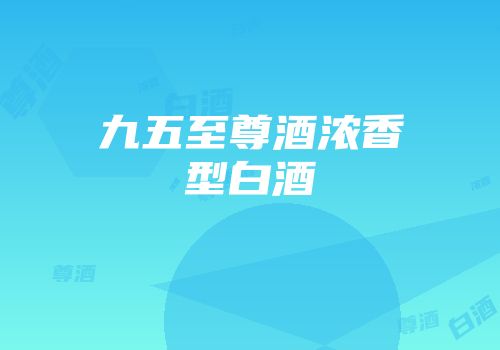九五至尊酒浓香型白酒