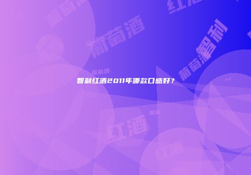 智利红酒2011年哪款口感好？