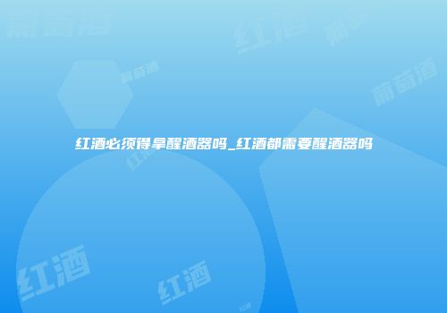 红酒必须得拿醒酒器吗_红酒都需要醒酒器吗