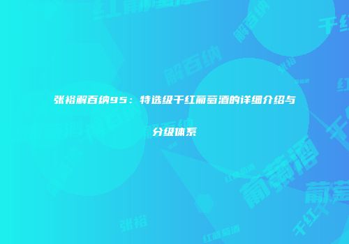 张裕解百纳95：特选级干红葡萄酒的详细介绍与分级体系