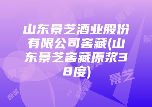 山东景芝酒业股份有限公司窖藏(山东景芝窖藏原浆38度)