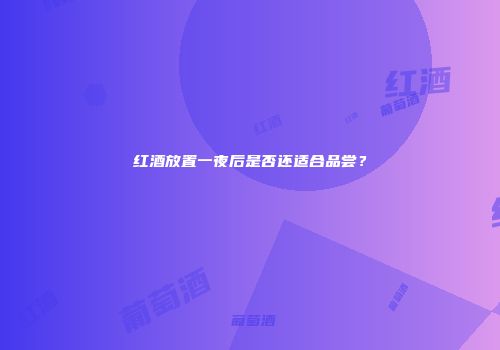 红酒放置一夜后是否还适合品尝？