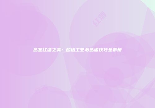 品鉴红酒之美：酿造工艺与品酒技巧全解析