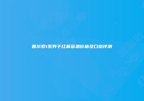 普尔索1系列干红葡萄酒价格及口感评测